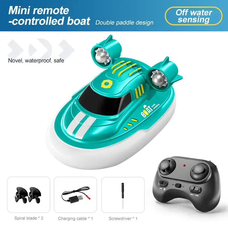 RC Boat Dual Motor Remote Control Speedboat Long Range Sportsman Specialty Products