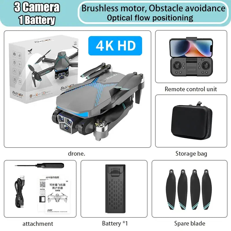 Xiaomi AE7 Drone 8K HD Brushless Profesional Triple Camera Sportsman Specialty Products