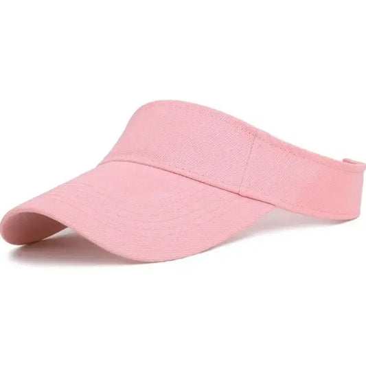 Summer Sun Hats Sun Protection lightweight pink visor hat for outdoor sports and golf activities.
