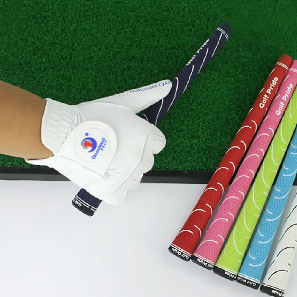 1Pair Men's Golf Gloves Microfiber Cloth Soft Fit Sport Grip Sportsman Specialty Products