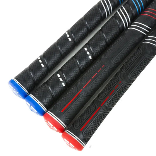 High Quality Golf grip featuring rubber handles in black with colored accents for optimal performance.