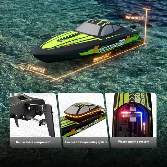 New Orans Remote Control Boat High-Speed Water-Cooled