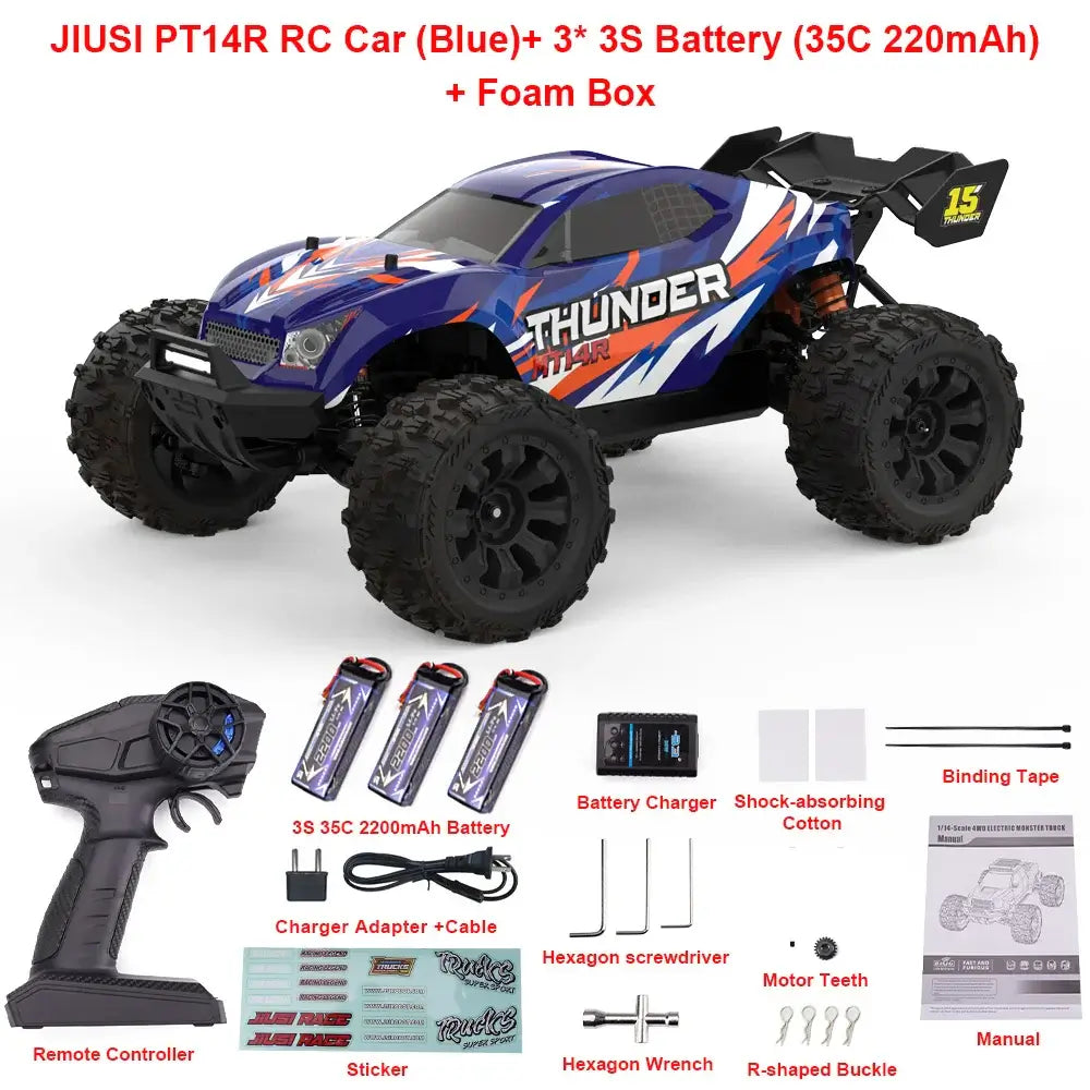 RC Car 4WD 80km/h Brushless 2.4G Remote Control Racing Car Sportsman Specialty Products