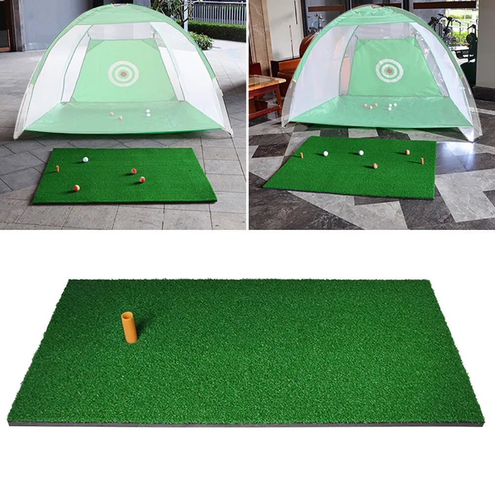 Golf Practice Pad 51X21cm Artificial Lawn Rubber Durable Golf Cage Grass Pad Sportsman Specialty Products