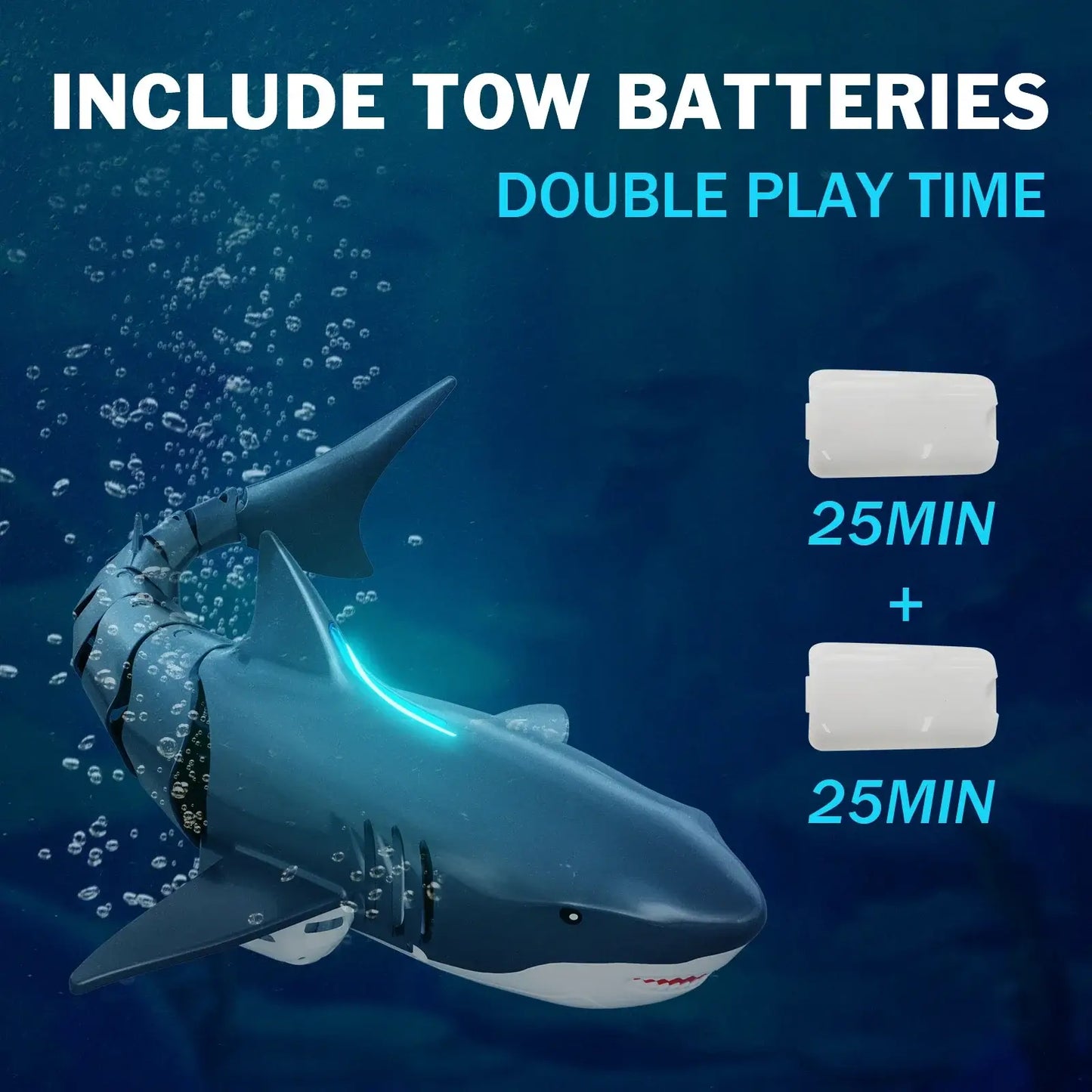 Remote Control Shark Pool Toys for Kids
