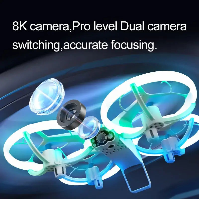 4DRC NEW V33 8K Mini Drone 4K profession HD Wide Angle Camera 360° Sportsman Specialty Products