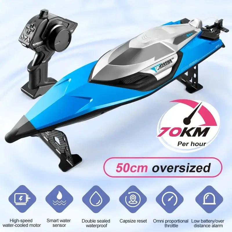 S2 RC Speedboat Boat 50KM/H High-Power Professional Remote Control Sportsman Specialty Products