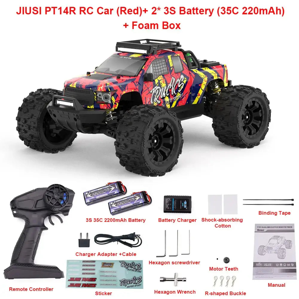 RC Car 4WD 80km/h Brushless 2.4G Remote Control Racing Car Sportsman Specialty Products