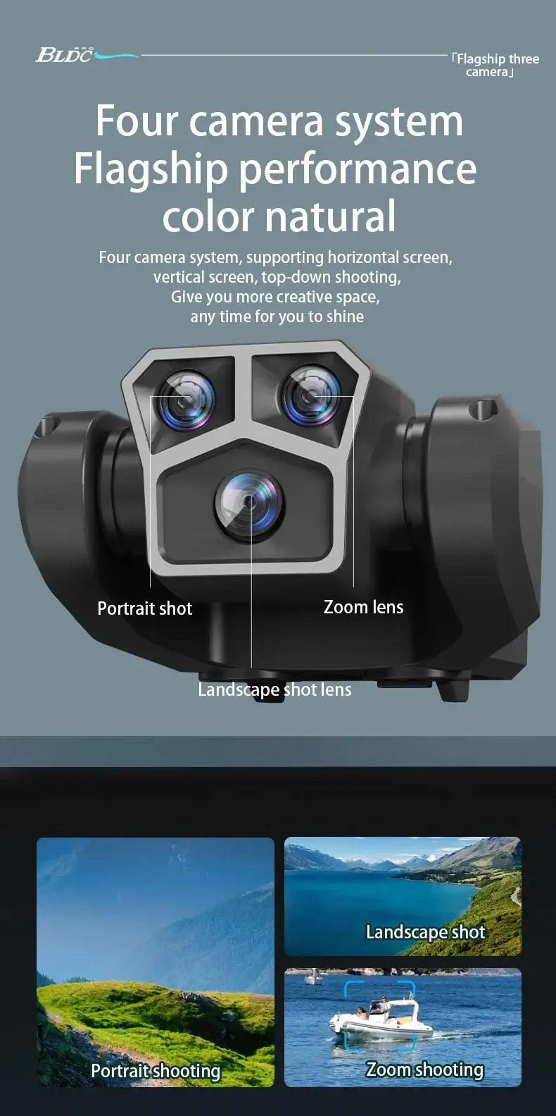 Xiaomi AE7 Drone 8K HD Brushless Profesional Triple Camera Sportsman Specialty Products