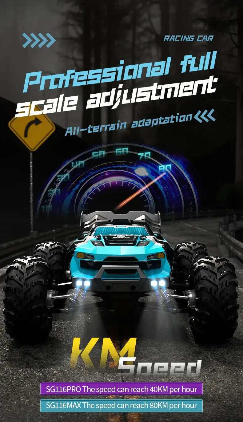 ZLL SG116 MAX 1:16 High Speed Drift Racing 80KM/H Brushless Motor Sportsman Specialty Products