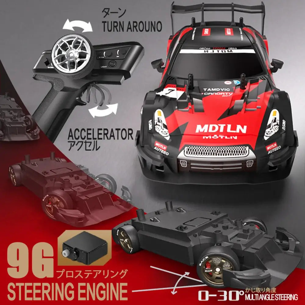 GT RC Cars 036 Drift Racing 1:16 Semi-Scale 4WD High Speed Sportsman Specialty Products