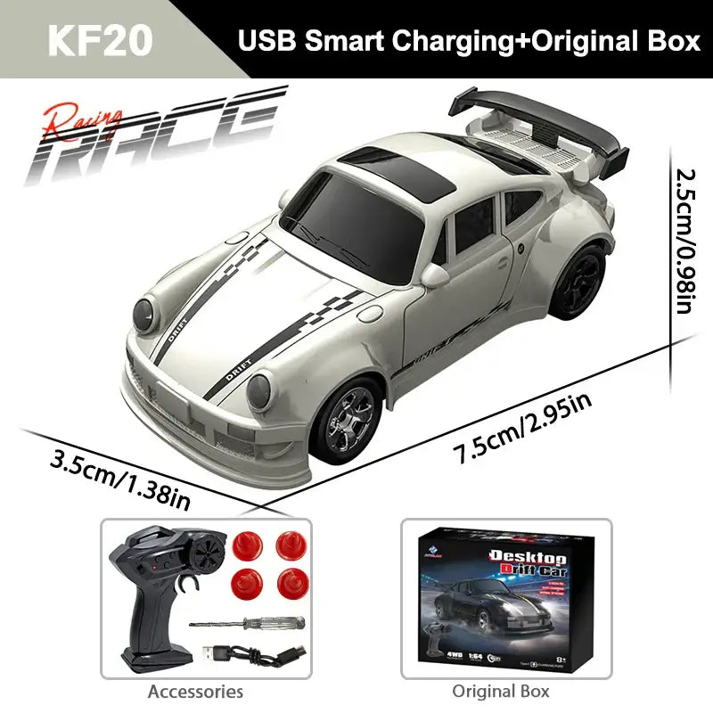 1/64 2.4G High speed Drift Rc Car 4WD Remote Control Sportsman Specialty Products