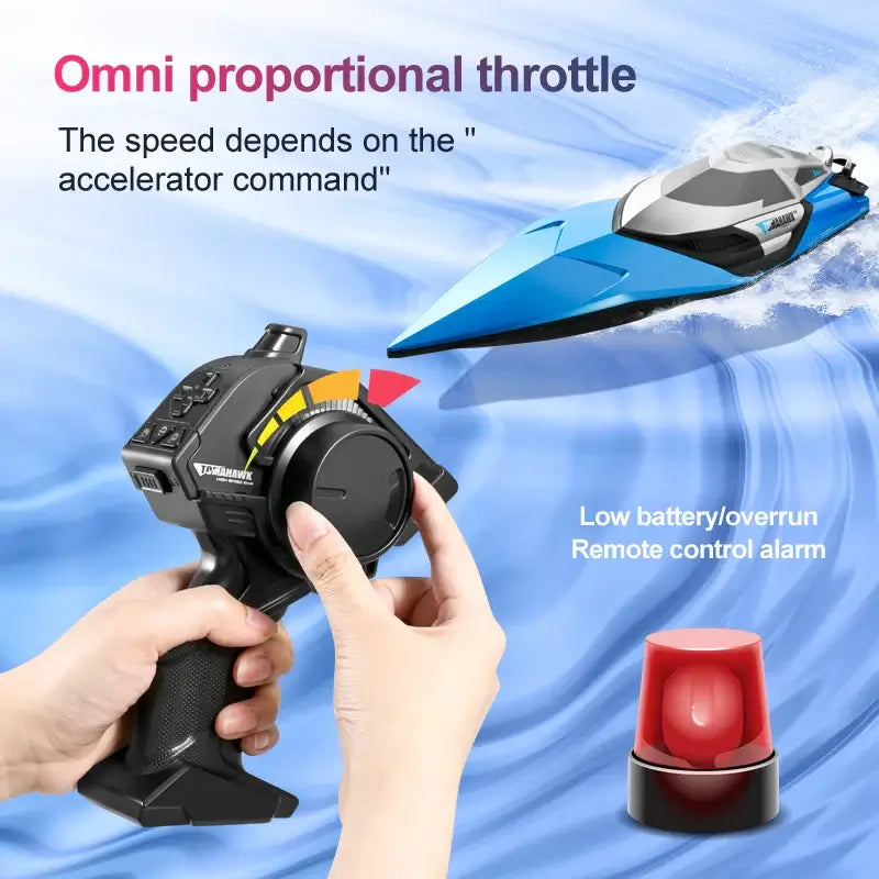 S2 RC Speedboat Boat 50KM/H High-Power Professional Remote Control Sportsman Specialty Products