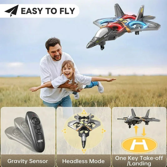 4DRC Drone V17 RC Aircraft Remote Control Foam Glider