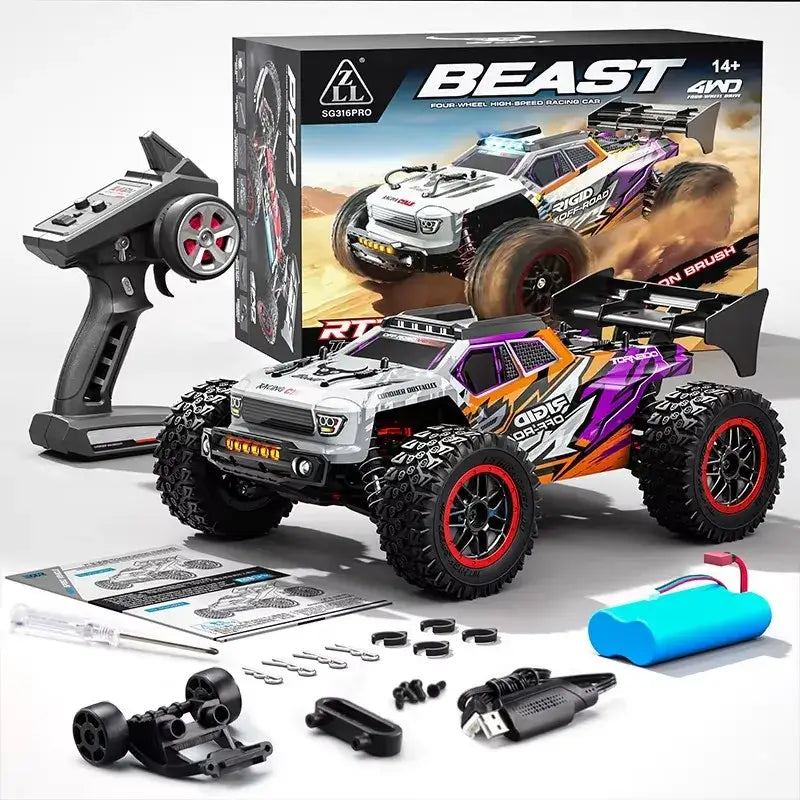 ZLL SG316 MAX 4WD RC Car Brushless Motor 80KM/H Sportsman Specialty Products