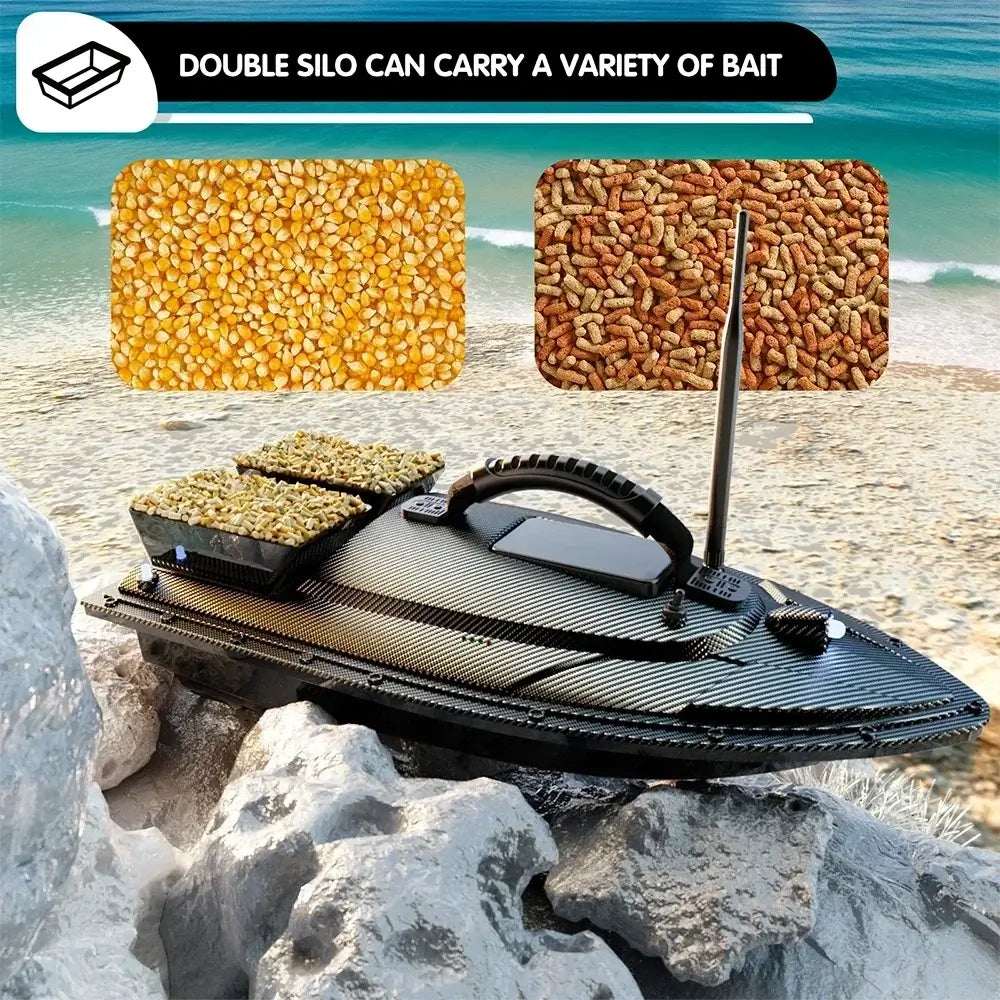 Fishing Bait Boat,500m Control, Endurance Max 8 Hours, Fish Finder Sportsman Specialty Products