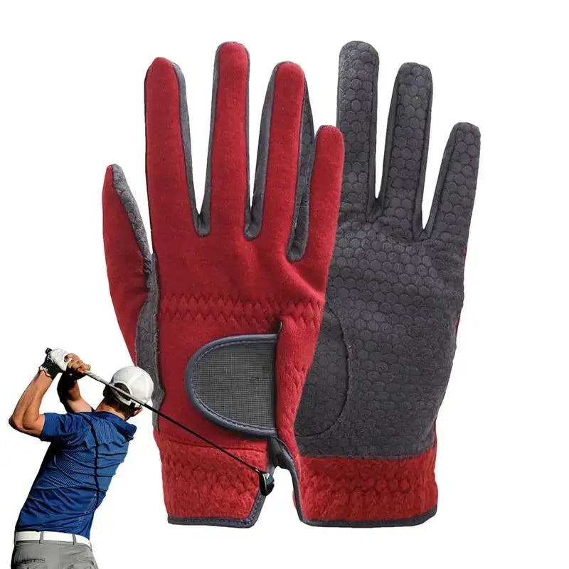 1 Pair Winter Golf Gloves Superelasticity Non-Slip Warm Gloves Sportsman Specialty Products
