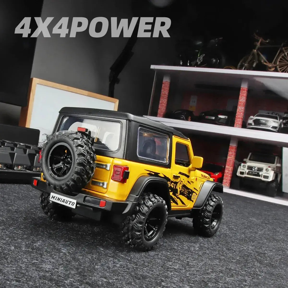 Off-Road 7 Door for Wrangler Diecast Toy Car Model, 1/32 Scale Sportsman Specialty Products