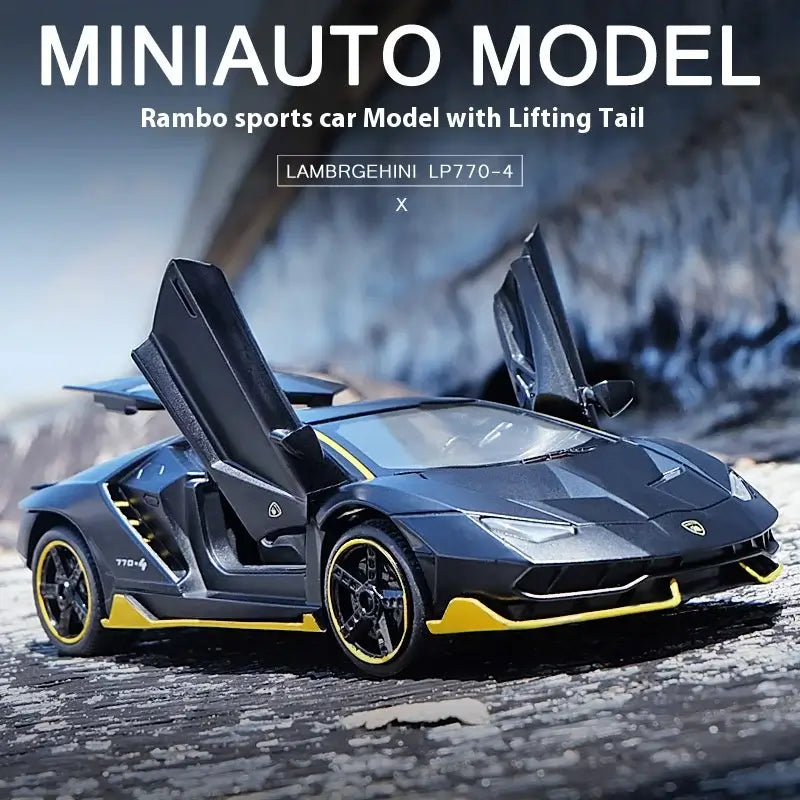 1/32 Cars Toys Auto To Scale Lambor LP770 Diecast Model Cars Sportsman Specialty Products