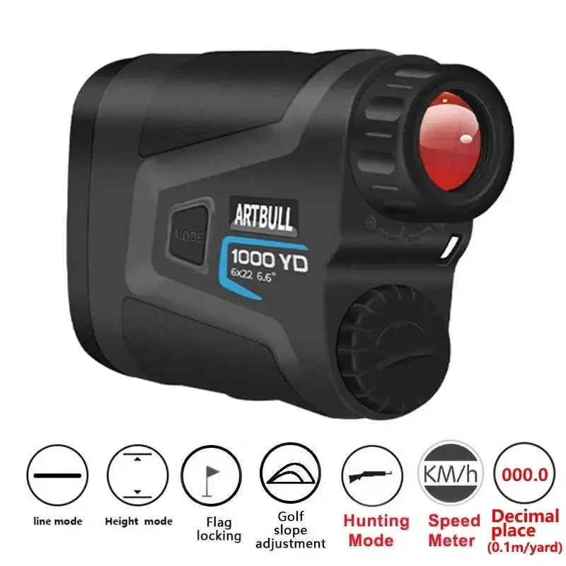 ARTBULL Laser Rangefinder Hunting Outdoor 1200M 650M Golf Rangefinder Sportsman Specialty Products