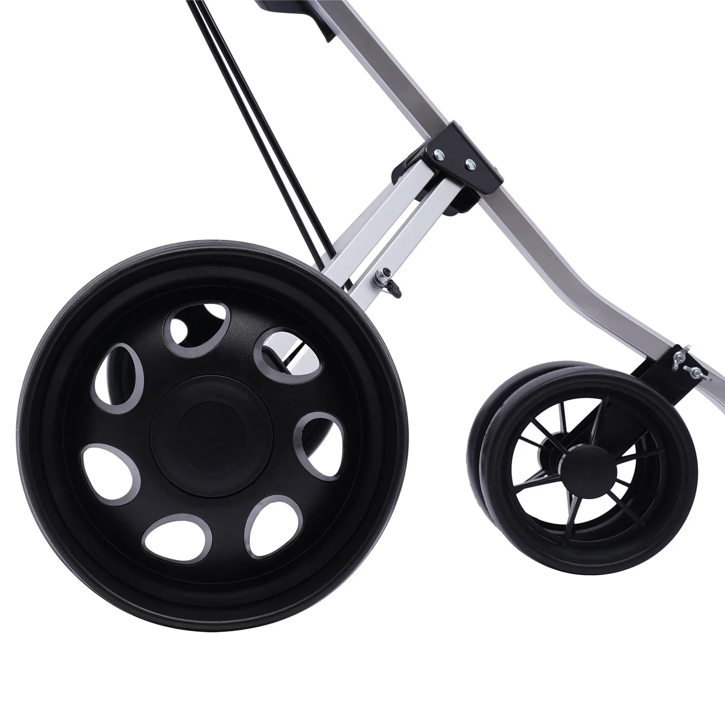 Sportsman Specialty Products 3 Wheel Push Pull Golf Cart Foldable Lightweight Golf Push Cart
