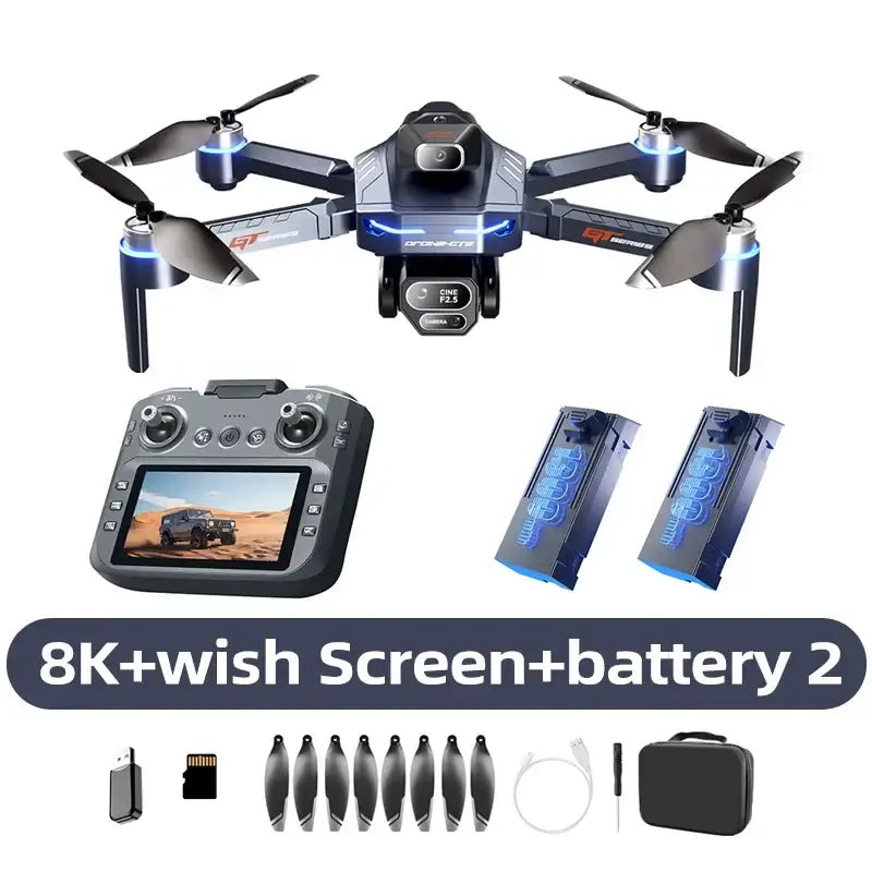 GT8 Drone 8K Professional 4K HD Camera# Xiaomi Mijia GT8 Drone 8K Professional 4K HD Camera 5G Brushless Motor Experience professional-grade aerial imaging with the Xiaomi Mijia GT8, engineered for serious drone enthusiasts and content creators. This adva