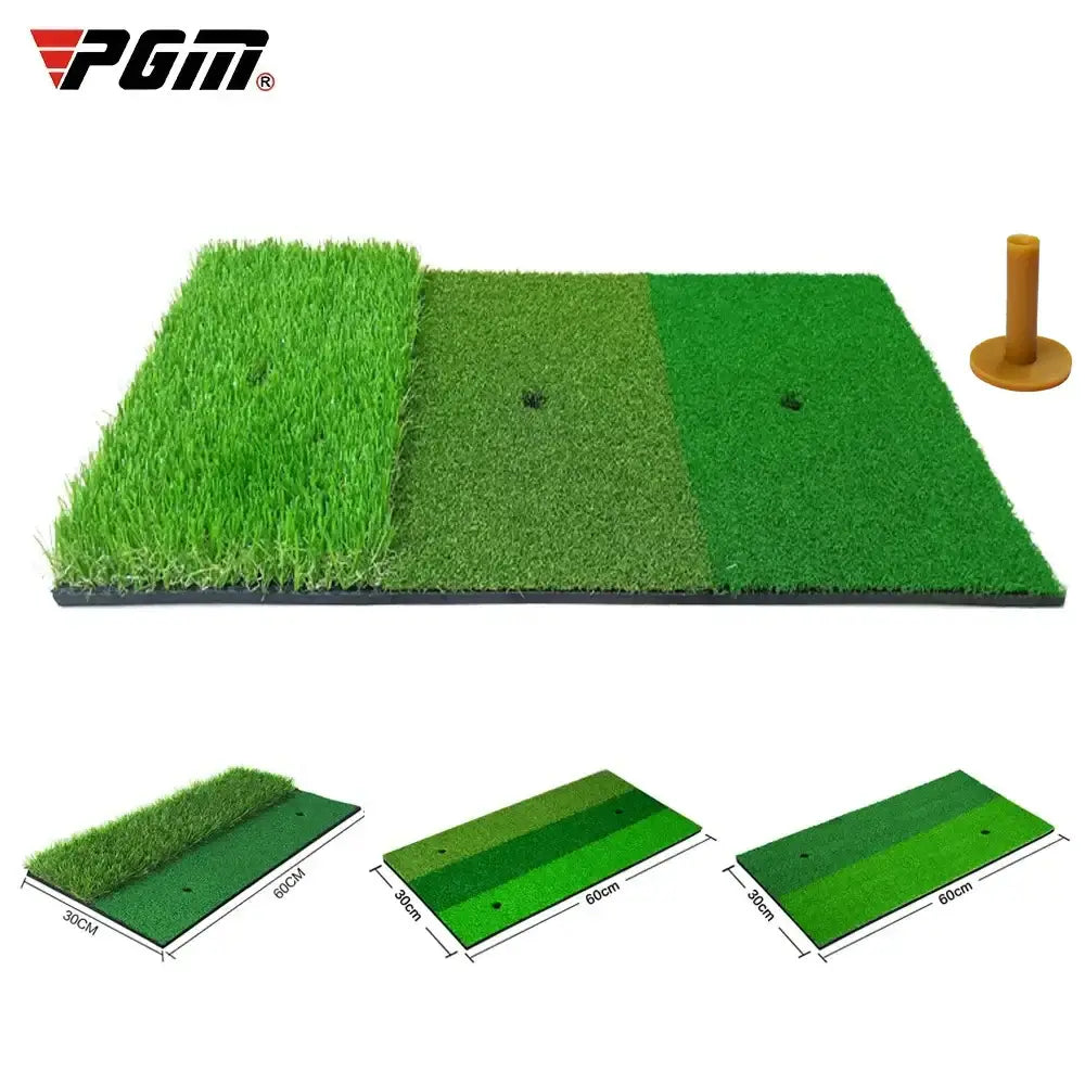 PGM Golf Hitting Mat Indoor Outdoor Mini Practice Durable Sportsman Specialty Products