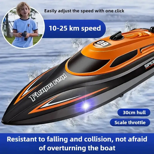 RC Speedboat 25km/h Waterproof High Speed Electric