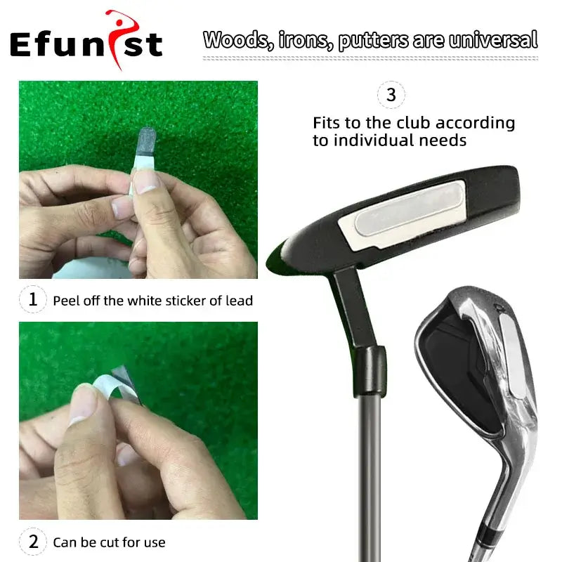 10 Pcs Golf Club Weighted Lead Tape Add Swing Weight 3g/piece Sportsman Specialty Products