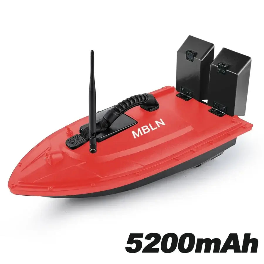 MBLN Bait Boat for Carp Fishing Dual Hoppers,1.5kg Load,300m Remote Range Sportsman Specialty Products