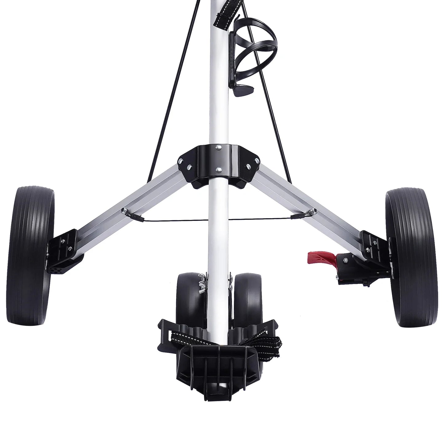 Sportsman Specialty Products 3 Wheel Push Pull Golf Cart Foldable Lightweight Golf Push Cart
