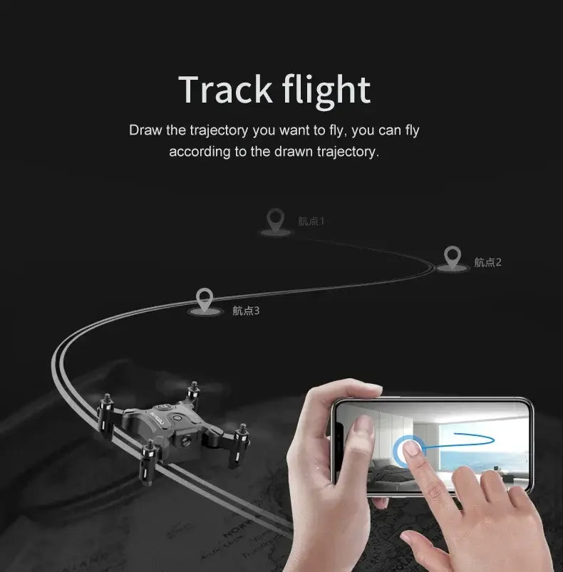Xiaomi V2 Mini Drone Professional 8k Hd Camera 5g Wifi Fpv Air Pressure Sportsman Specialty Products