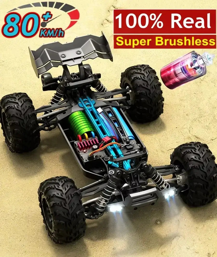 80KM/H Super Brushless 50KM/H Brushed RC Car 4WD 1:16 Sportsman Specialty Products