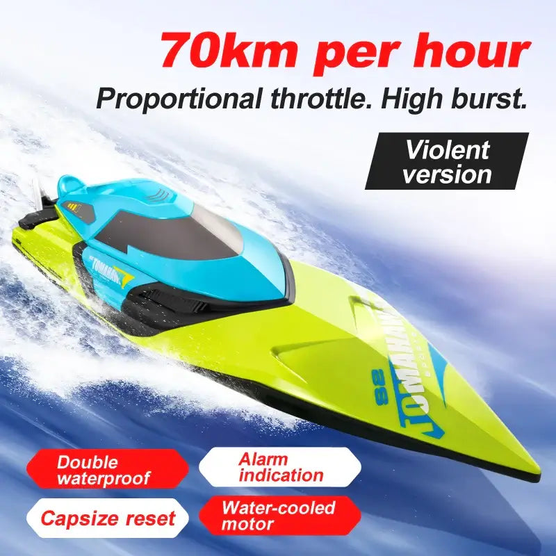 S2 RC Speedboat Boat 50KM/H High-Power Professional Remote Control Sportsman Specialty Products