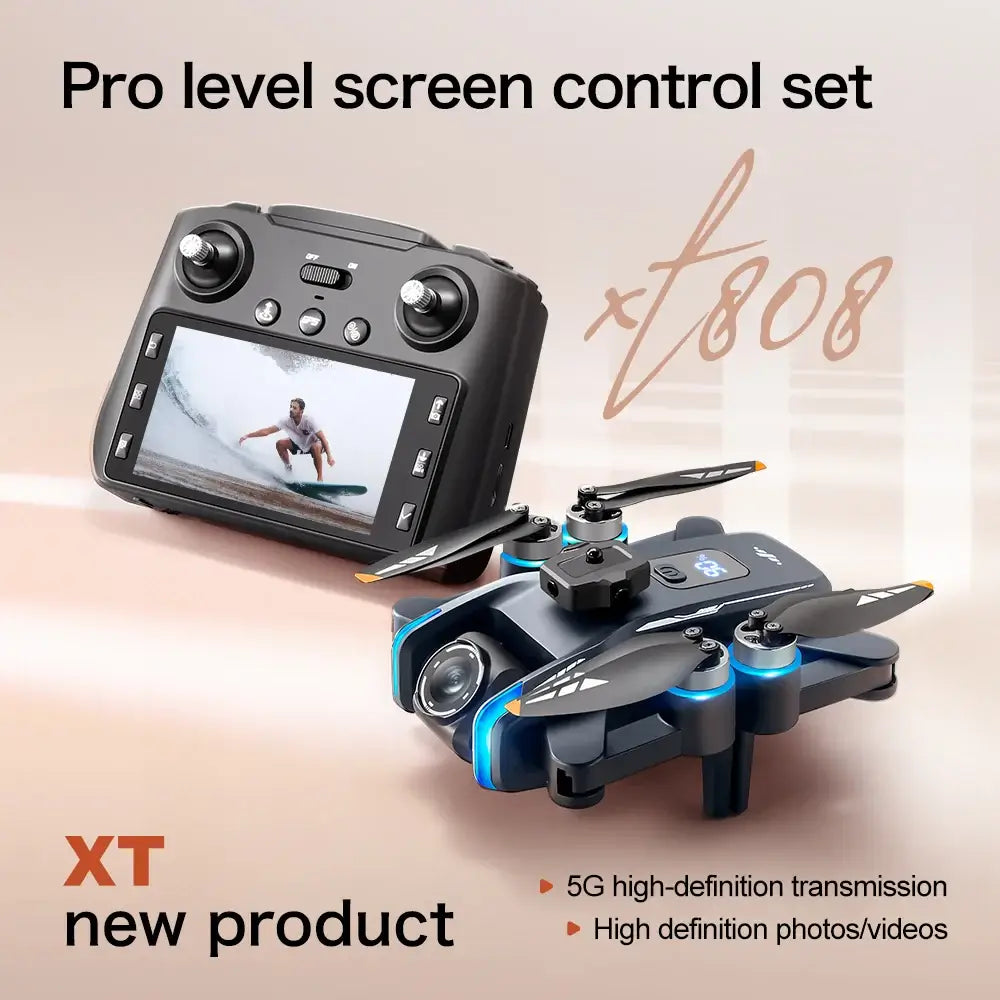 NEW XT808 Drone Screen Display 5G Optical Flow GPS Sportsman Specialty Products