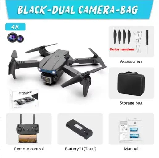 4K E88Pro drone with 1080P dual HD camera, foldable Sportsman Specialty Products