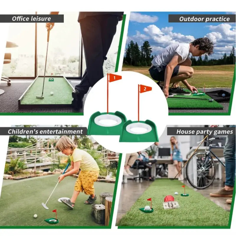 3 Pcs Golf Putting Cup Golf Hole Training Aids Golf Accessories Sportsman Specialty Products