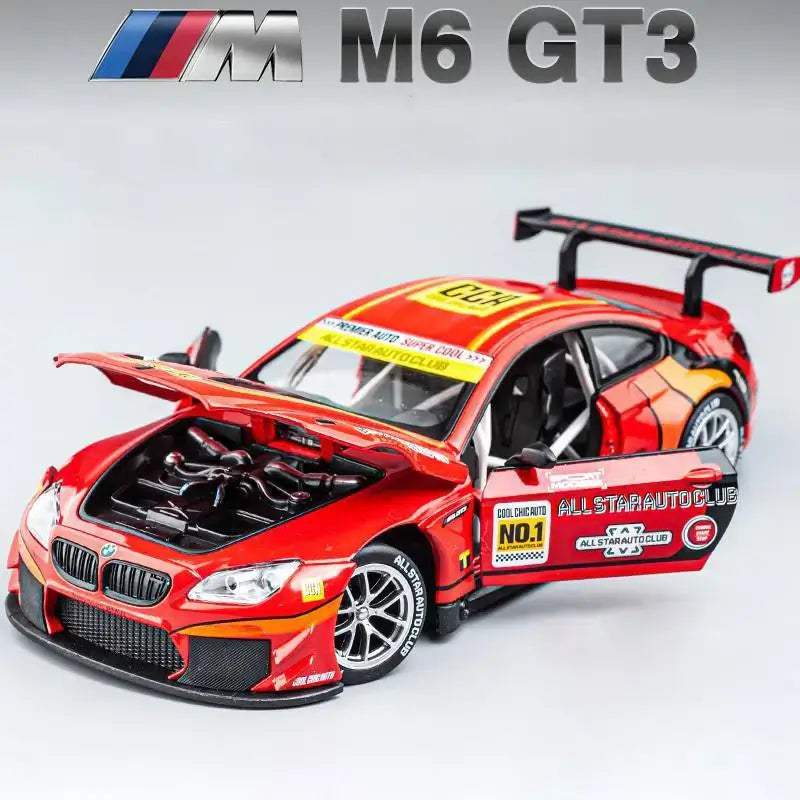 NEW 1:24 BMW M4 GT3 Red Bull M6 BMW CSL Alloy Car Sportsman Specialty Products