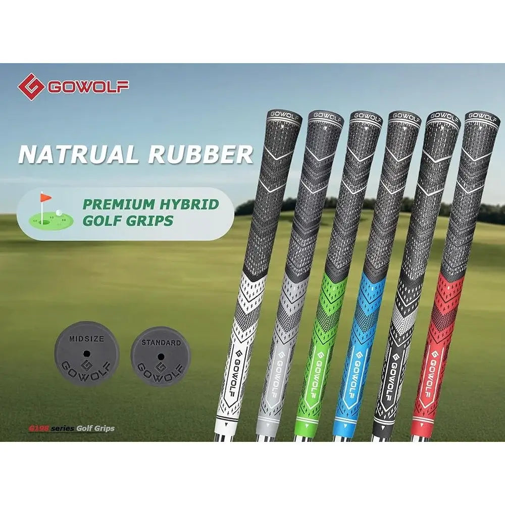 Premium Rubber Golf Grips Multi-Compound Cord Anti-Slip Soft Texture Sportsman Specialty Products