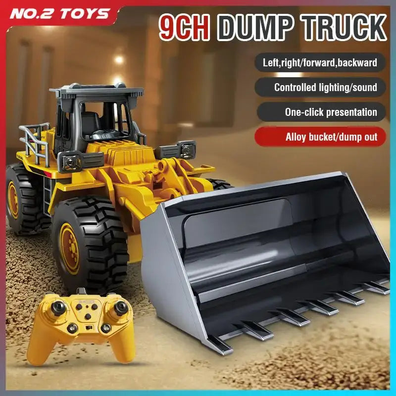 Remote Control Dump Truck Excavator Bulldozer Sportsman Specialty Products