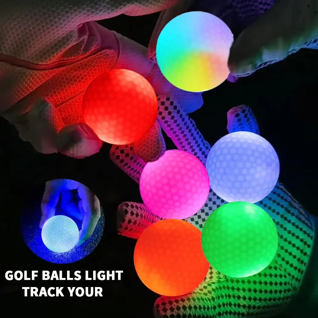 Caiton Night Glow Golf Balls – Set of 6 High-Visibility, Impact-Activated Sportsman Specialty Products
