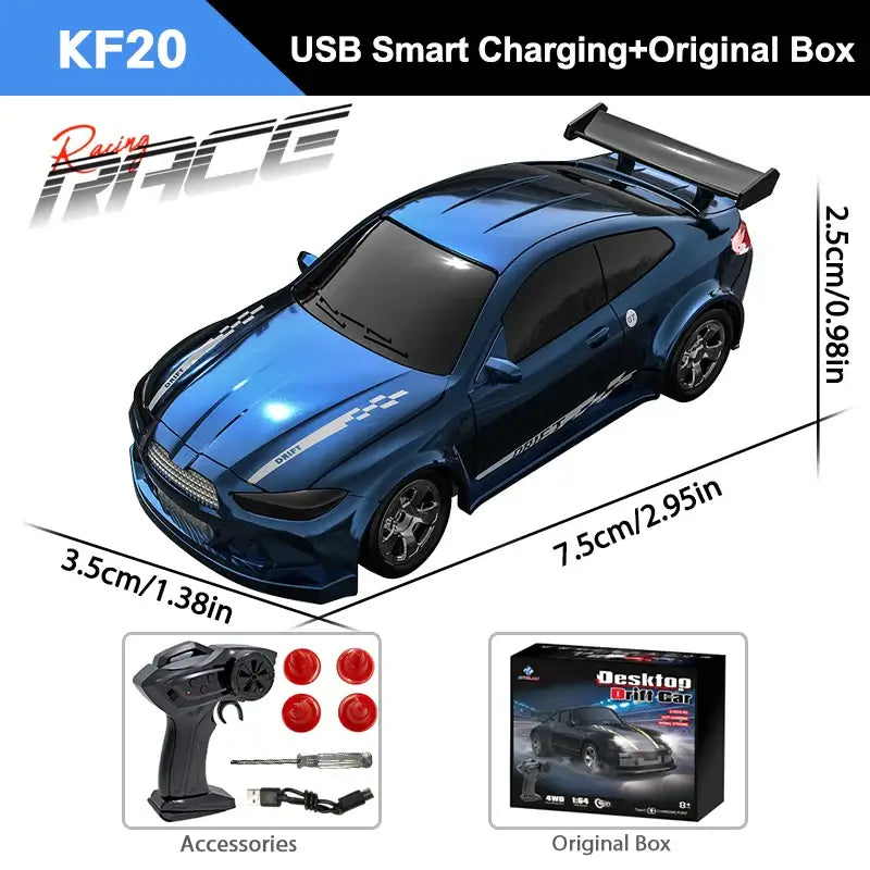 1/64 2.4G High speed Drift Rc Car 4WD Remote Control Sportsman Specialty Products