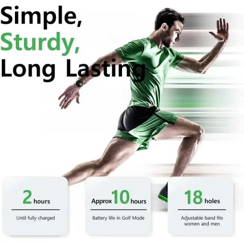 Lightweight Hybrid Golf GPS Watch reloaded Courses Sportsman Specialty Products