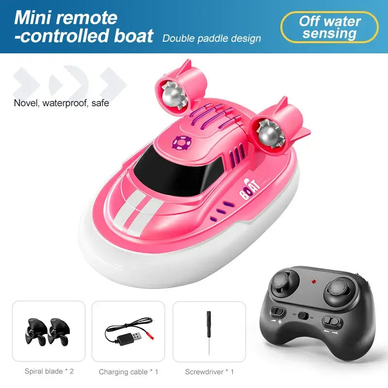 RC Boat Dual Motor Remote Control Speedboat Long Range Sportsman Specialty Products