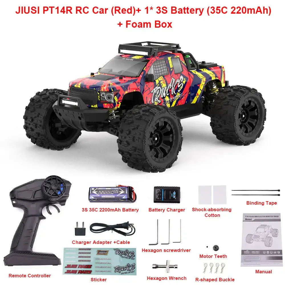 RC Car 4WD 80km/h Brushless 2.4G Remote Control Racing Car Sportsman Specialty Products