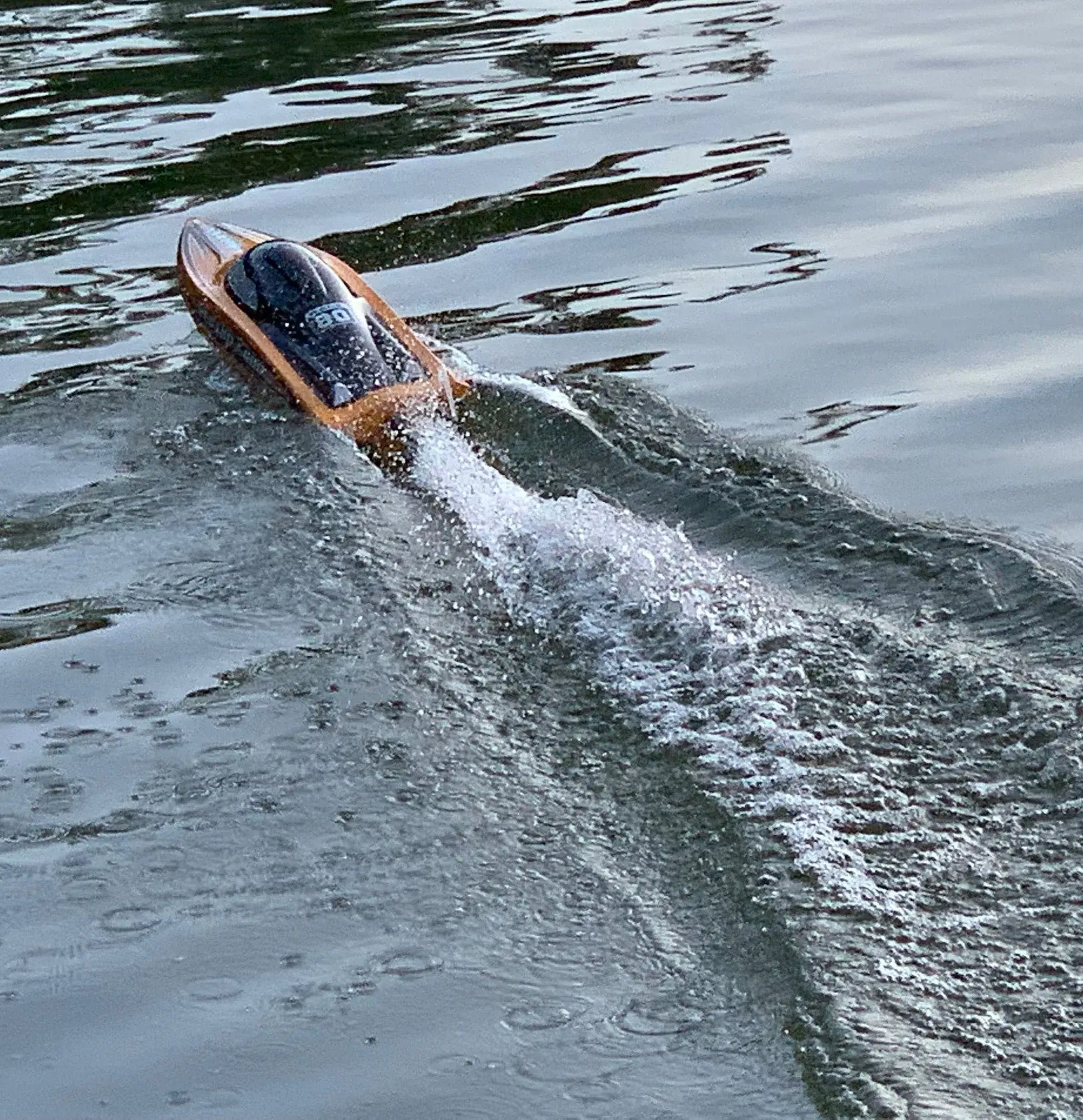 31.5" Large Remote Control Boat for Adults 798-4P Pro Brushless Speedboat 80km/h+ , Two 5200 mAh Battery for Power at Same time, Sportsman Specialty Products
