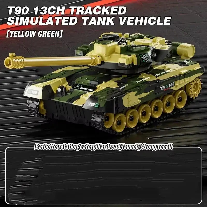 RC Tank 99 T90 Remote Control Tanks 13Ch Shooting Function Sportsman Specialty Products
