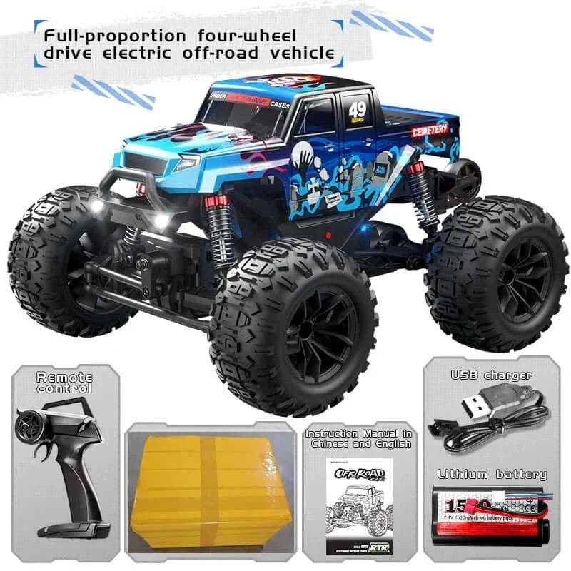 JJRC C8830 Full Proportion four-wheel drive electric off-road vehicle with remote control and USB charger