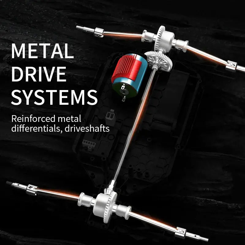KF18 1:14 4WD RC Car Off-Road Racing High Speed Brushless Motor Sportsman Specialty Products