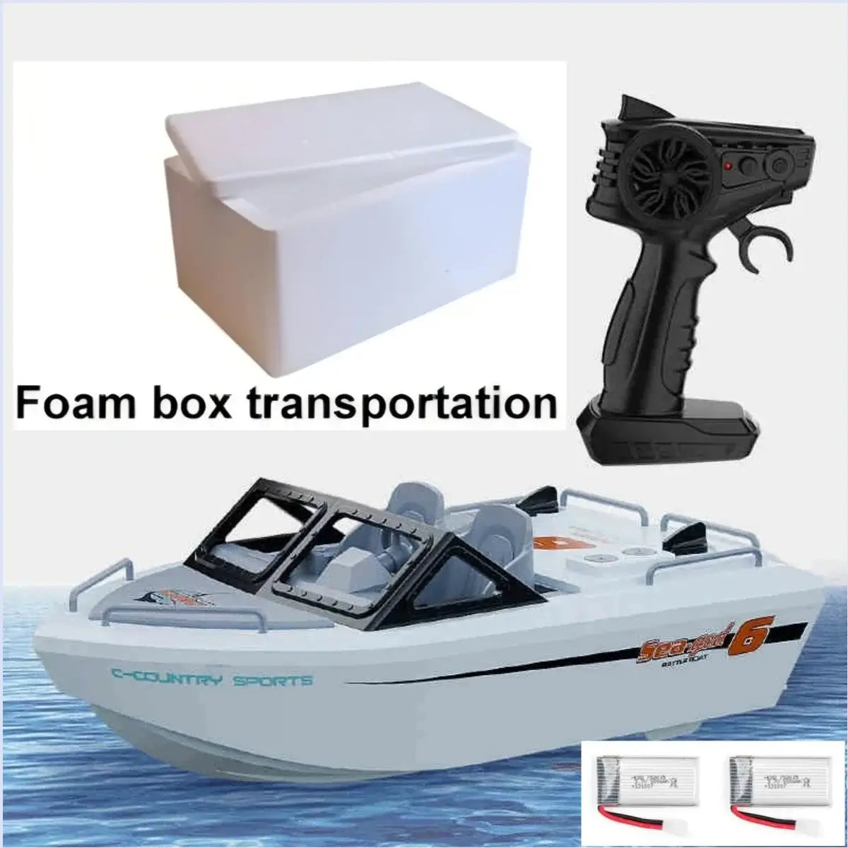 Brushless Jet 2.4G RC Boat TX693 Remote Control Boat Ship Sportsman Specialty Products